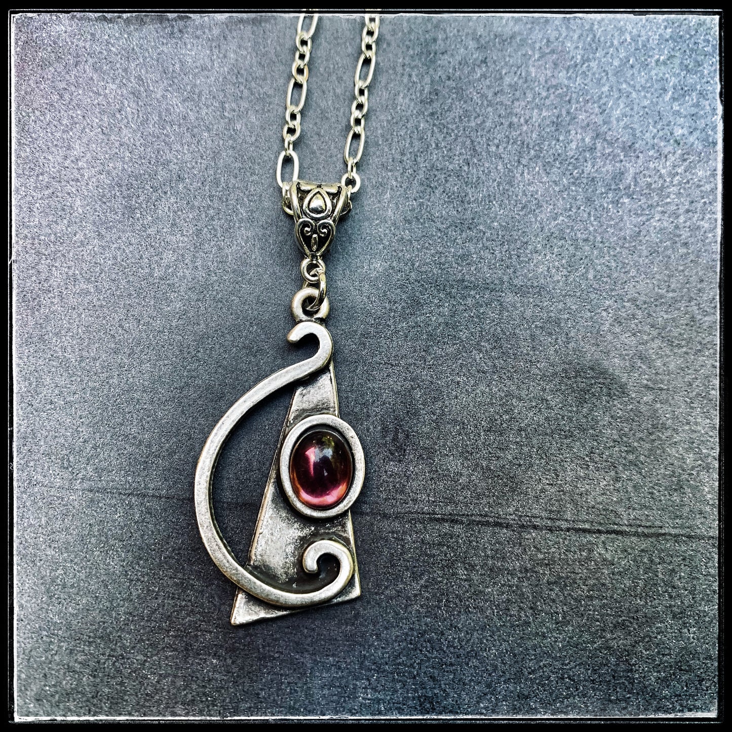 Hypnos ~ Amethyst Art Nouveau ~ Pendant