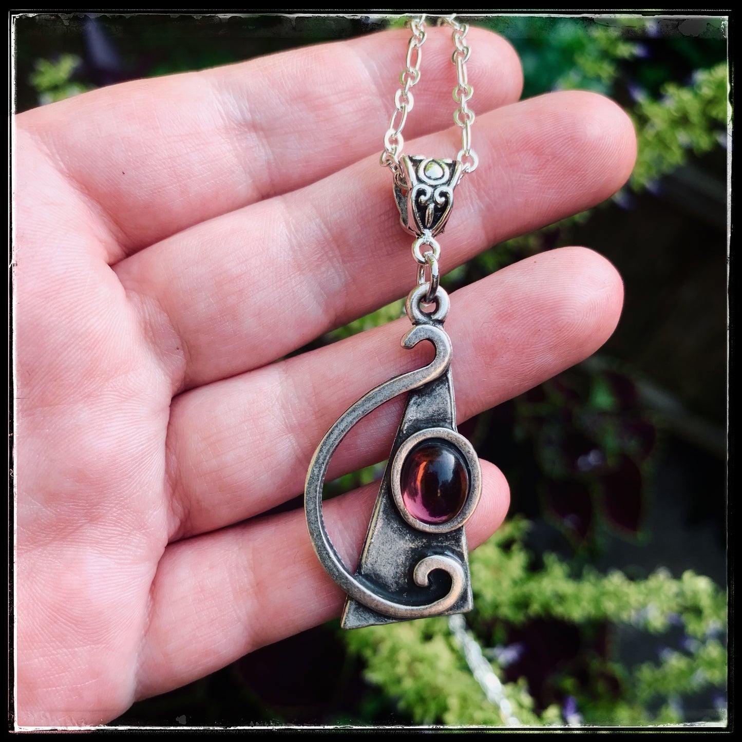 Hypnos ~ Amethyst Art Nouveau ~ Pendant