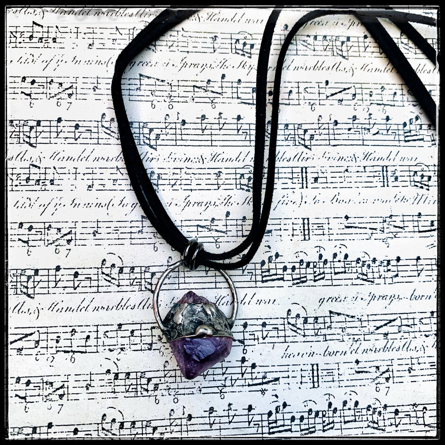 Piccola Strega ~ Tiny Witch ~ Amethyst stackable necklaces ~ festival