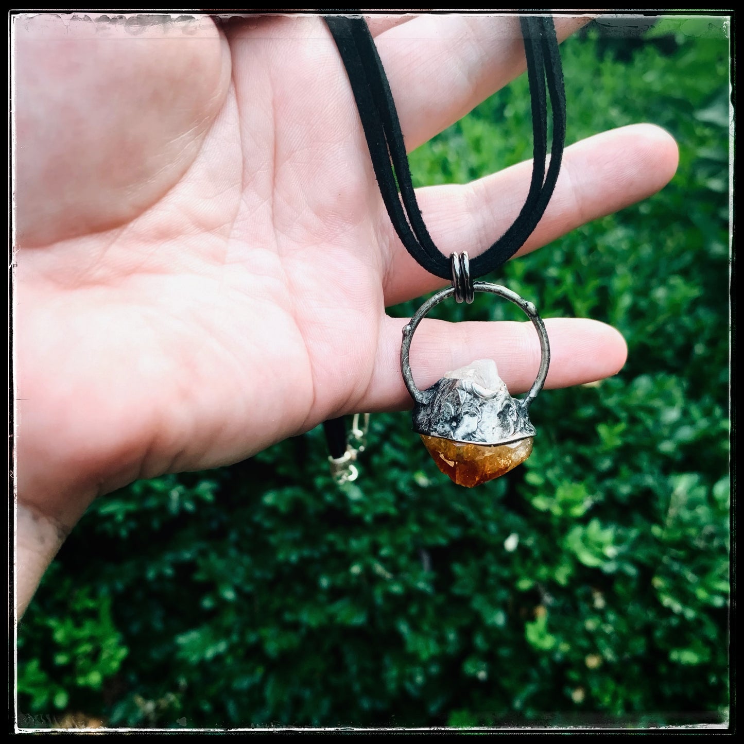 Piccola Strega ~ Tiny Witch ~ Citrine quartz stackable necklaces ~ festival
