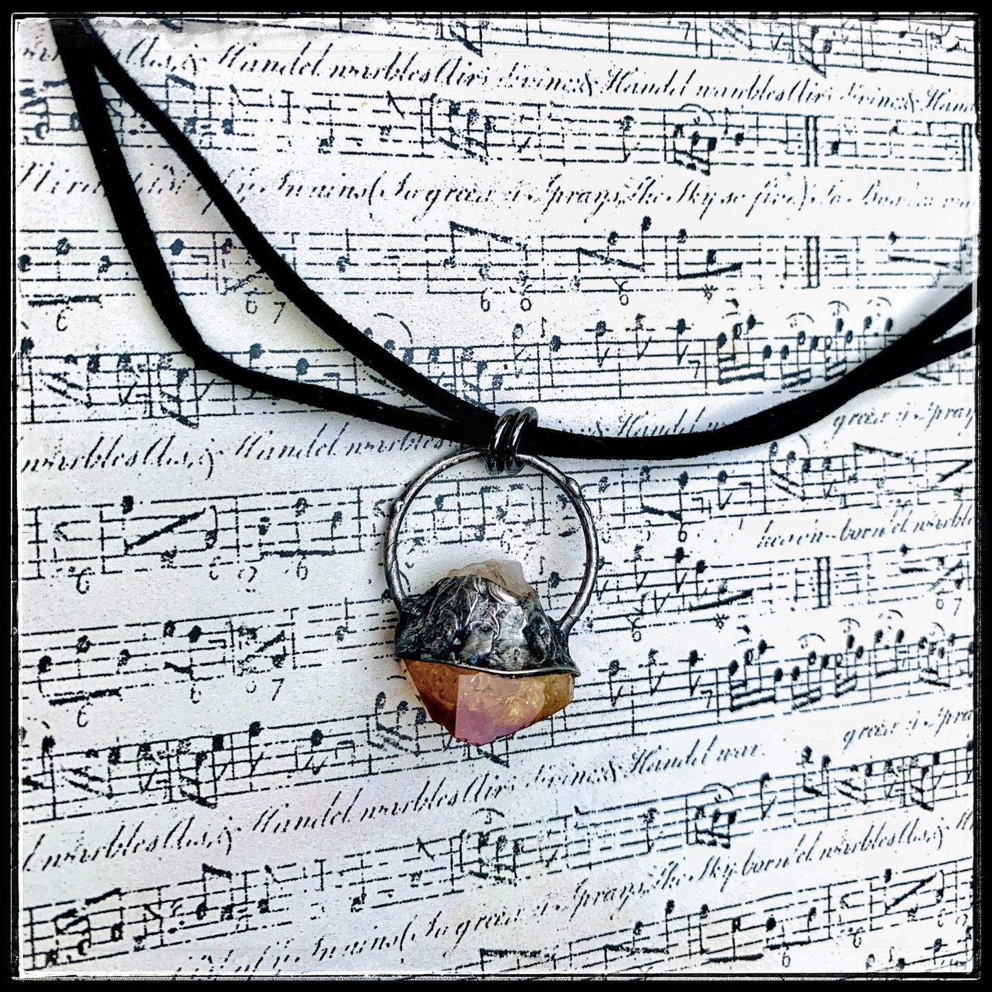 Piccola Strega ~ Tiny Witch ~ Citrine quartz stackable necklaces ~ festival