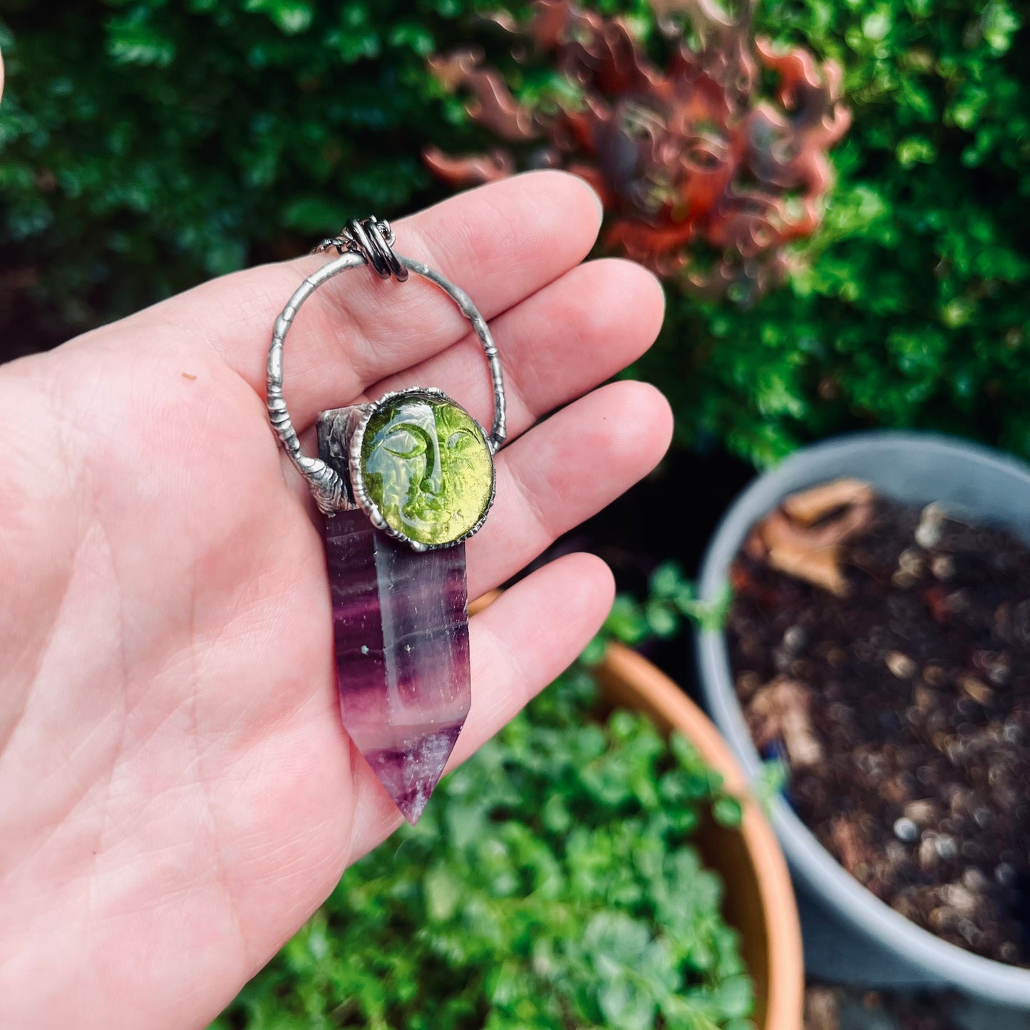 The Watchers-Kokabeel ~ Purple Fluorite - Green Fluorite ~ Talisman