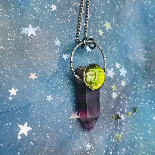 The Watchers-Kokabeel ~ Purple Fluorite - Green Fluorite ~ Talisman