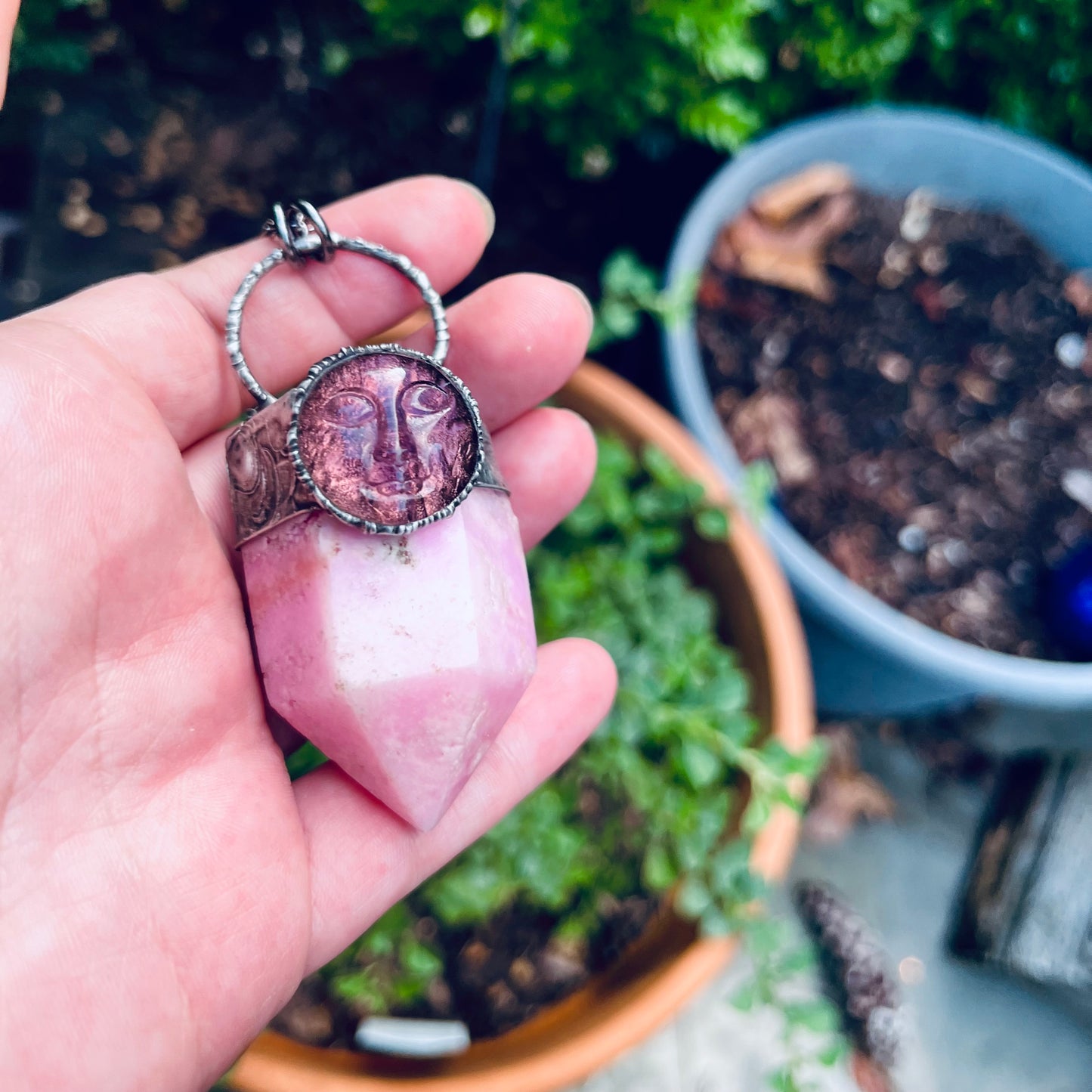 The Watchers-Armaros ~ Rhodonite - Amethyst ~ Talisman