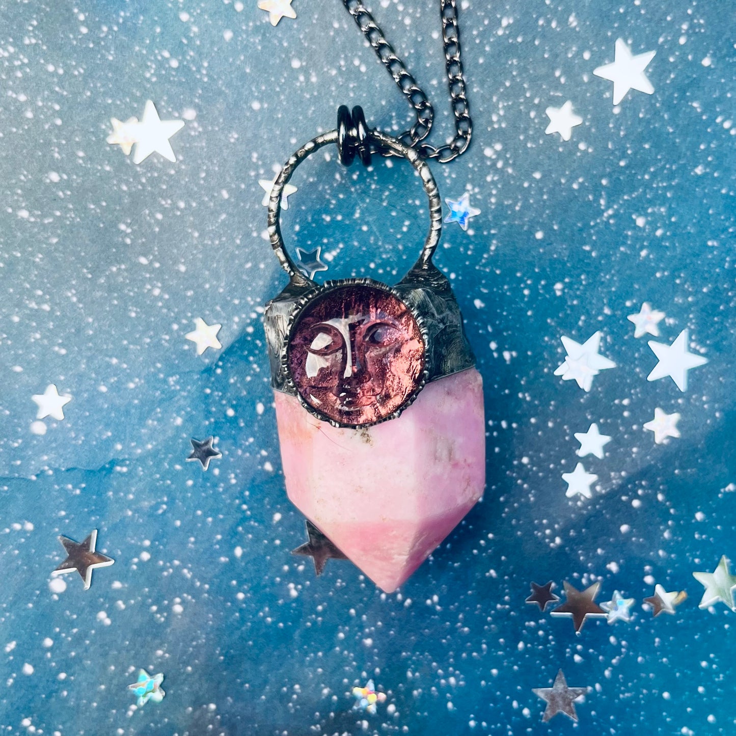 The Watchers-Armaros ~ Rhodonite - Amethyst ~ Talisman