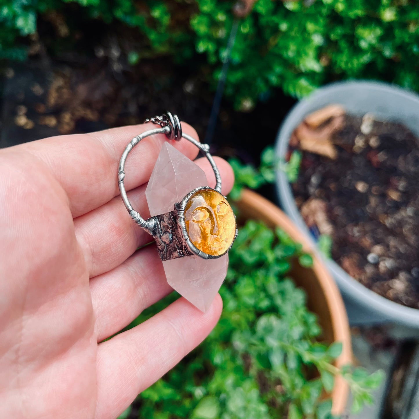 The Watchers-Baraqel ~ Rose Quartz ~ Citrine ~ Talisman