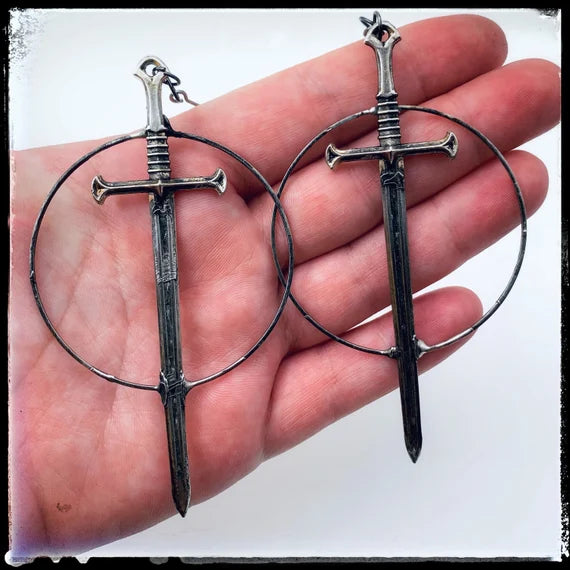 MADE TO ORDER ~ Witch Blades ~ Sword earrings