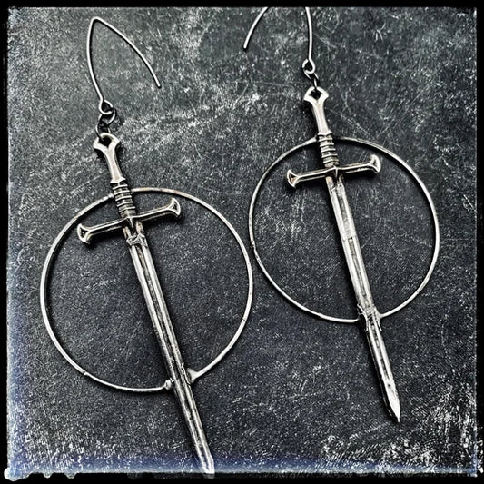 MADE TO ORDER ~ Witch Blades ~ Sword earrings